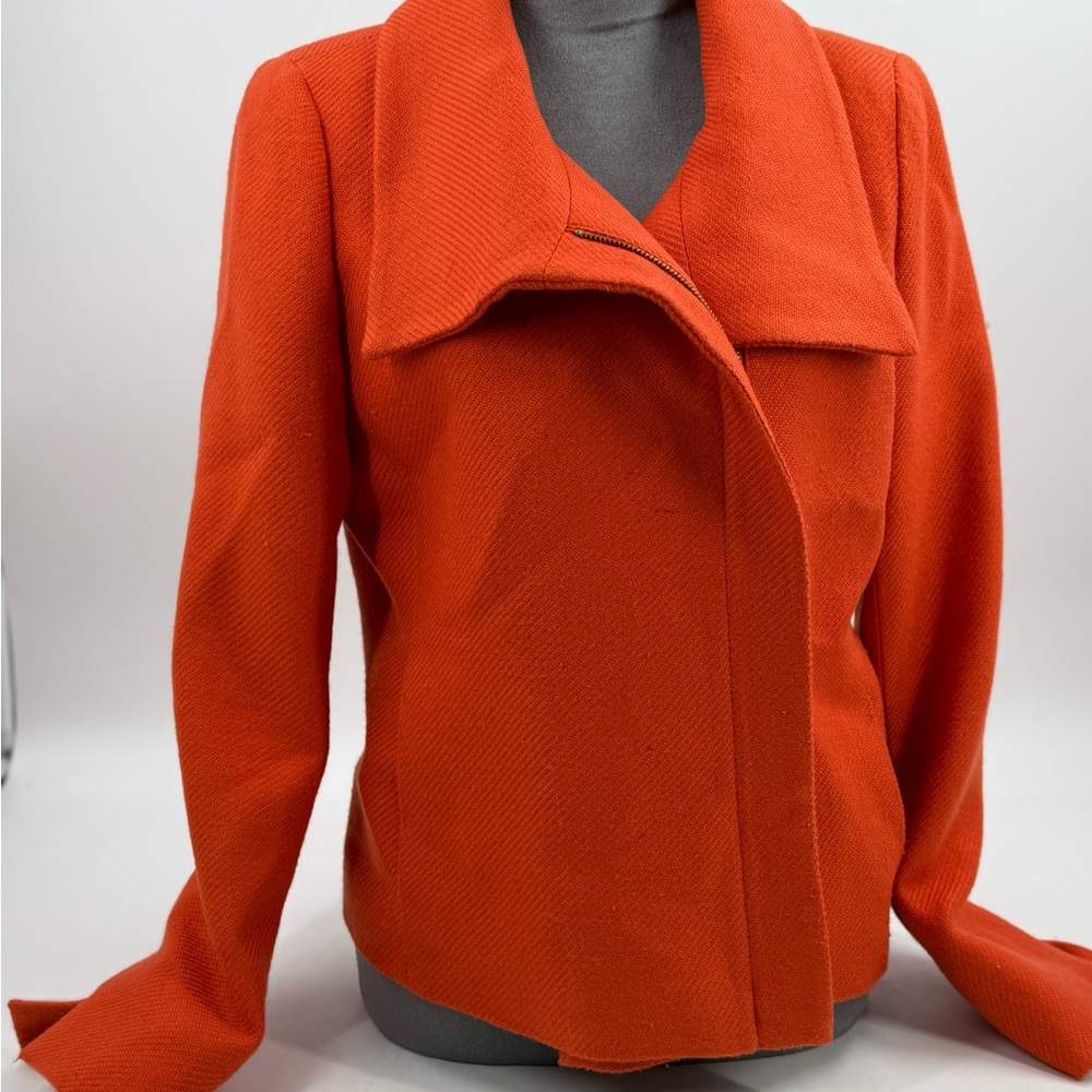 Talbots Women's Bold Orange Blazer - image 1